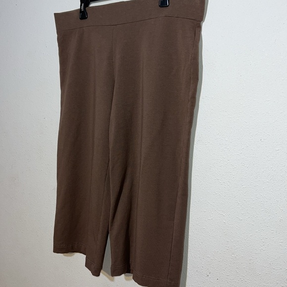 Purejill Womens Pima Cotten Blend Wide leg Capri Pants Size Large - Picture 5 of 12